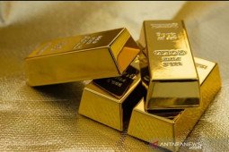 Harga emas menguat karena imbal hasil mundur