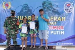 Atlet Situbondo borong tujuh medali Kejurda selam nomor laut
