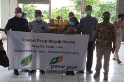 Puskoppas DKI Jaya gandeng Perumda Pasar Jaya Gelar operasi pasar minyak goreng