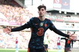 Liga Inggris: Dua gol Kai Havertz bantu Chelsea gulung Burnley 4-0