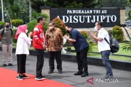 Presiden Jokowi bertolak menuju ke titik nol kilometer IKN