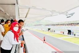 MotoGP: Presiden Jokowi tiba di Sirkuit Mandalika
