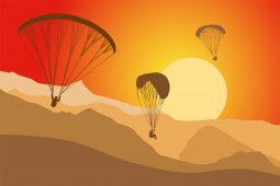 Atlet paralayang meninggal setelah terjatuh saat latihan