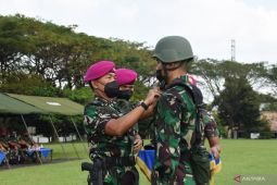 487 Komcad TNI AL mulai ikuti latihan dasar militer di Surabaya
