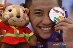 SEA Games 2021: Kalah cepat dari pebalap Thailand, Aiman Cahyadi raih perak ITT