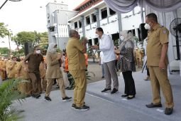 Ribuan ASN mengikuti acara halal bihalal di Balai Kota Surabaya