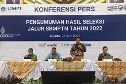 Sebanyak 192.810 peserta SBMPTN dinyatakan lulus, pengumuman Kamis sore ini