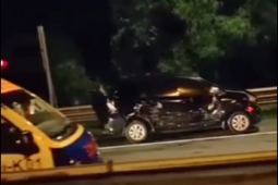 Polisi: Kecelakaan beruntun di Tol Cipularang diduga akibat rem bus blong