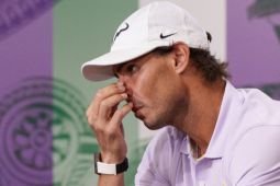Wimbledon: Nadal mundur dari laga semifinal karena cedera perut