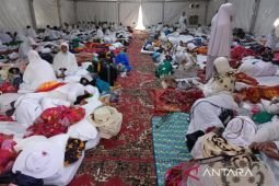 Jamaah calon haji merasa nyaman bermalam di Arafah