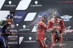 MotoGP: Bagnaia raih hattrick, samai rekor Casey Stoner