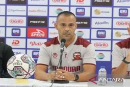 Bawa 22 pemain ke Solo, Madura United bertekad pertahankan puncak klasemen