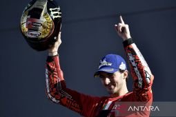 MotoGP: Finis P9, Pecco Bagnaia raih gelar juara dunia