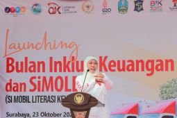 Indeks literasi dan inklusi keuangan di Jatim lampaui target