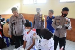 Polres Mojokerto Kota sasar vaksinasi penguat COVID-19 untuk pelajar