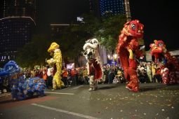Pertunjukan Barongsai hingga Wayang Potehi sambut Imlek di Surabaya