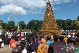 "Gebyar Gunungan Hasil Bumi" di Jember bagi-bagi 2.023 durian gratis