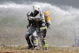 Bandara Juanda simulasi latihan kesiapan personel tanggapi PKD