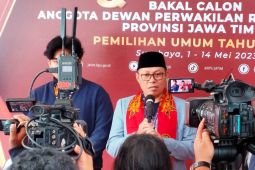 Datangi KPU Jatim, Ahmad Nawardi bertekad sedekahkan diri demi masyarakat
