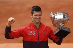Pecahkan rekor, Djokovic raih gelar Grand Slam ke-23 French Open