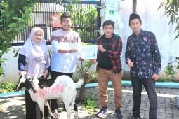 Idul Adha 1444 H, ANTARA Biro Jatim berkurban tiga ekor kambing