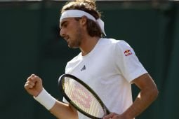 Tekuk Thiem, Tsitsipas tantang Murray di babak kedua Wimbledon