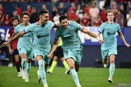 Liga Spanyol: Barcelona ke puncak klasemen usai pesta gol 5-0