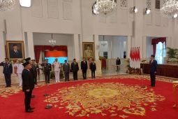 Jokowi lantik Laksdya TNI Irvansyah menjadi Kepala Bakamla