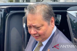 Ketum Golkar sebut belum ada pembahasan Ridwan Kamil jadi bakal cawapres