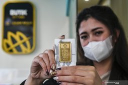 Nilai Antam Jumat ini turun Rp3.000 jadi Rp1,077 juta per gram