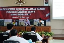 Kemenkumham Jatim sosialisasikan RANHAM dan KKPHAM di Madiun