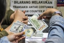 Selasa pagi ini rupiah naik jadi Rp15.470 per dolar AS