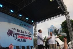Prabowo Subianto terharu didukung komunitas ojek daring di Pilpres 2024