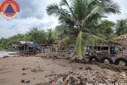 Banjir rob landa pesisir Trenggalek