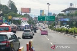 Arus lalin mudik di Simpang Gadog lancar pada H-1 Lebaran