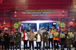 Forkopimda Kabupaten Madiun cek kesiapan posko mudik Lebaran 2024