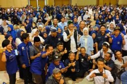 Sampaikan visi misi, Deny-Mudawamah janjikan anggaran per dusun Rp500 juta di Kediri