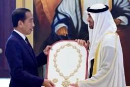 Presiden Jokowi terima penghargaan "Order of Zayed"