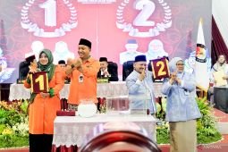 KPU Situbondo: Pasangan "Karunia" nomor 2 dan Rio-Ulfiyah nomor 1