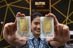 Nilai Antam Rabu menguat Rp2.000 jadi Rp1,406 juta per gram