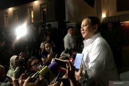 Prabowo berterima kasih kepada ketum partai karena usulkan kalangan profesional