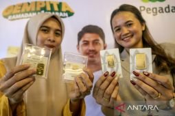 Nilai Antam Rabu melemah Rp8.000 jadi Rp1,483 juta per gram