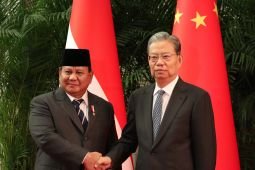 Prabowo bertemu Ketua Kongres Rakyat Nasional China Zhao Leji