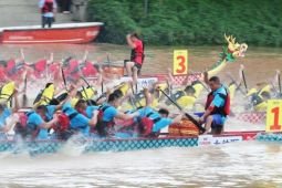 Tim Dayung Dragon Boat Indonesia berjaya di Filipina