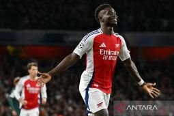 Liga Inggris: Arsenal ditahan imbang Everton, Nottingham tembus 4 besar
