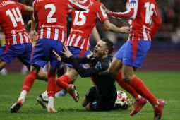 Liga Champions: Dua gol Julian Alvarez bawa Atletico taklukkan Leverkusen 2-1