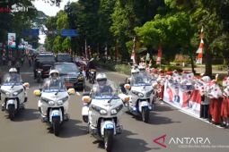 PM Jepang bawa pulang lima spanduk penyambutannya sebagai oleh-oleh