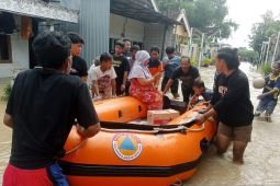 BNPB: Petugas tangani 15 desa yang digenang banjir di Gresik