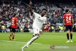 Liga Champions: Ancelotti tetap percayakan eksekusi penalti ke Vinicius