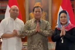 Presiden Prabowo dan Titiek kompak beri ucapan Lebaran